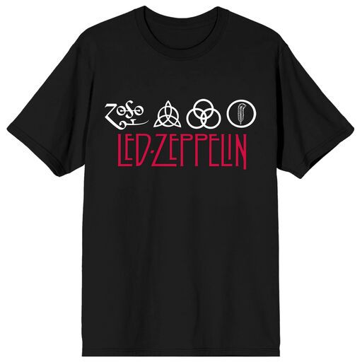 LED ZEPPLIN - Symbols Mens Black Tee