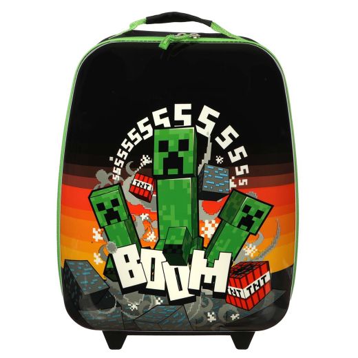 MINECRAFT - COLLAPSIBLE 16" HARD SIDE LUGGAGE - YOUTH