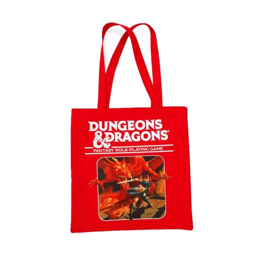 DUNGEONS AND DRAGONS - Red Canvas Tote
