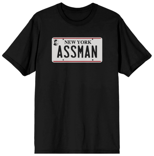 SEINFELD - New York Assman Men's Black Tee