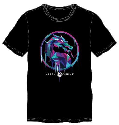 Mortal Kombat -Subzero Logo Black Men's Tshirt 8PPK (S-1, M-2, L-2, XL-2,XXL-1)