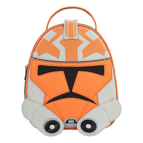 STAR WARS - MINI BACKPACK HELMET WITH FRONTAL APPLIQUES AND DOUBLE POCKETS