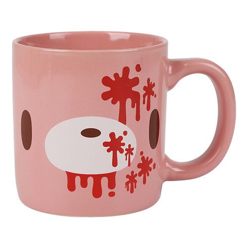 Gloomy Bear - Dripping Blood Heart Pink 16 ounce Ceramic