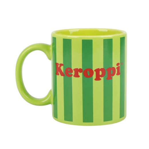 HELLO KITTY - Kuropi Green Stripes 16 ounce Ceramic
