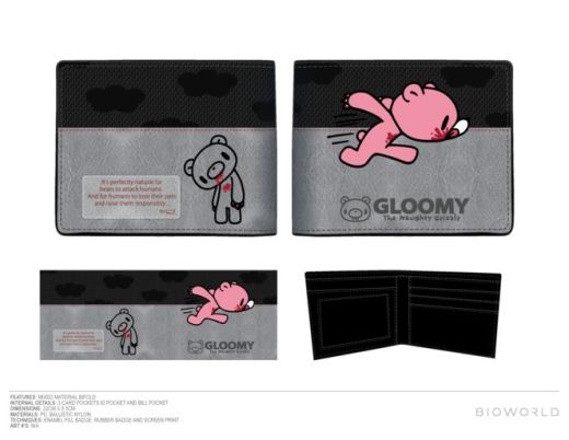 Gloomy Bear - Running Bifold Wallet