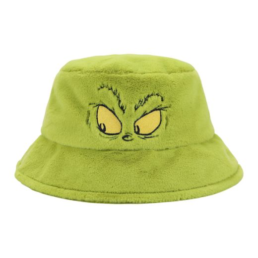 THE GRINCH - Fuzzy Grinch Eyes Bucket Hat