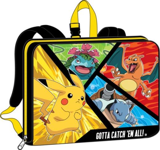 Pokemon  12" Hanging Kids Backpack with Clear Window Pocket