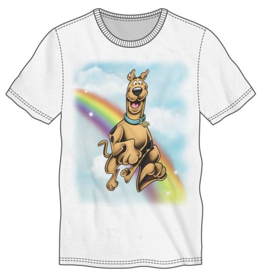 Scooby-Doo! Running Rainbow White T-Shirt
