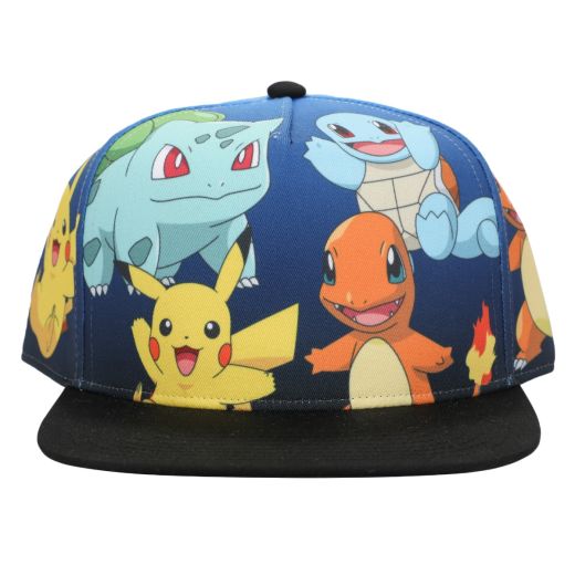 Pokemon Gen 1 Starters Youth Snapback Hat
