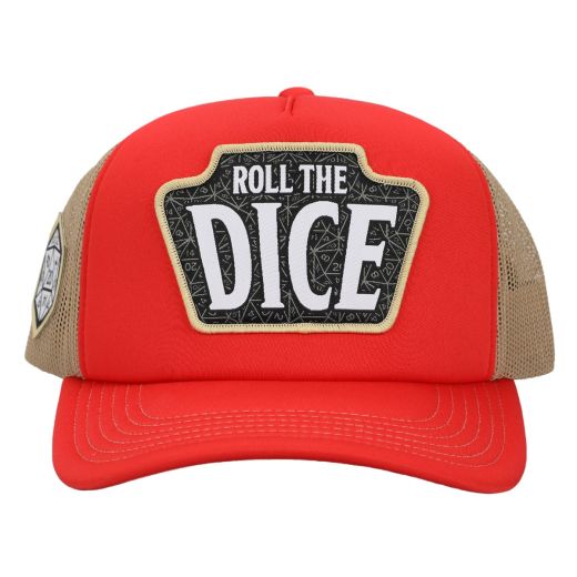 DUNGEONS AND DRAGONS - Roll the Dice Red Khaki Hat