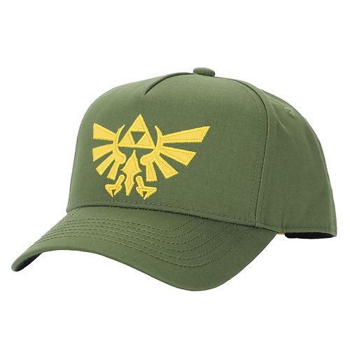 Nintendo The Legend of Zelda Hyrule Logo Gold 3D Snapback Hat