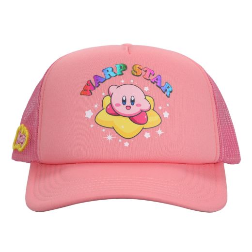 Kirby Warpstar Pink Mesh Snapback Hat