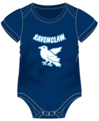 HARRY POTTER - Ravenclaw Crest Infant Oneies 4 Pack Prepack (3M-1 6M-1 12M-1 18M-1)
