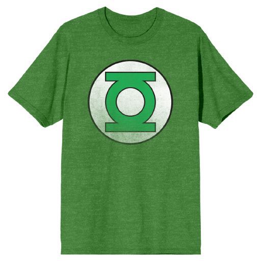 DC COMICS - Green Lantern Green Heather Men's T-Shirt 8PPK (S-1,M-2,L-2,XL-2,XXL-1)