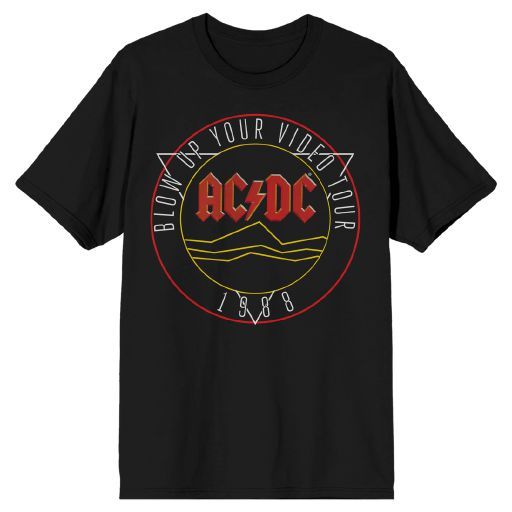 ACDC - Blow Up Your Video Tour Mens Black Tee