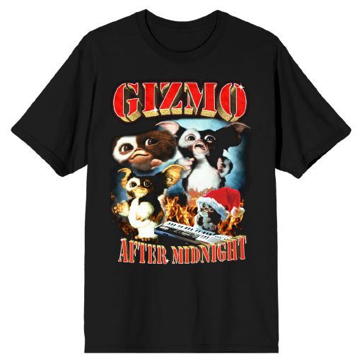GREMLINS - Gizmo After Midnight Mens Black Tee