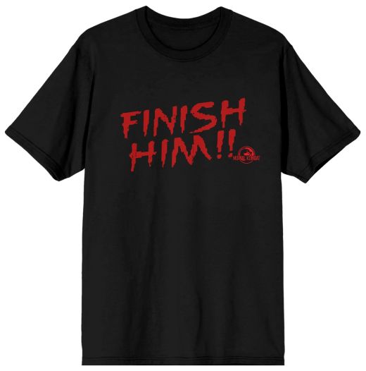 Mortal Kombat Finish Him Black T-Shirt