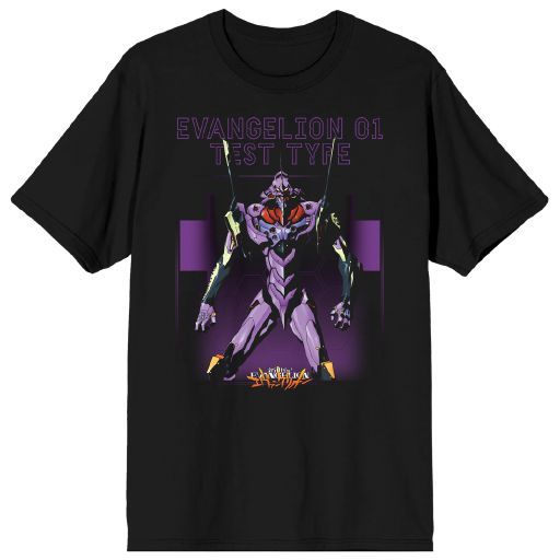 Neon Genesis Evangelion Eva Black T-Shirt