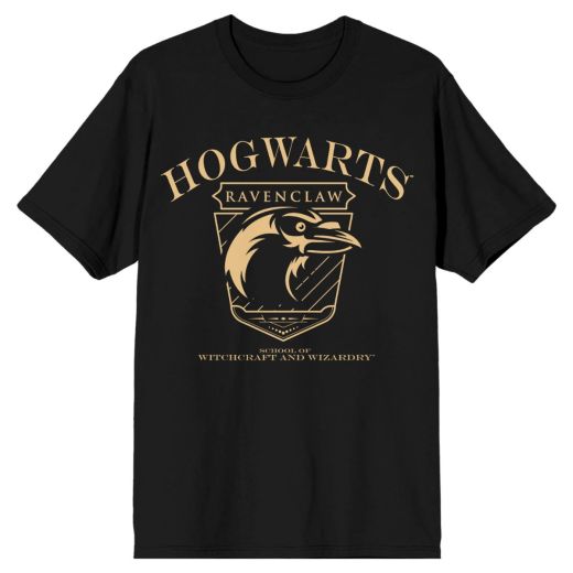 HARRY POTTER - Hogwarts Ravenclaw Mens Black Tee
