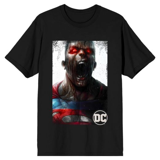Superman DCeased Zombie Black T-Shirt