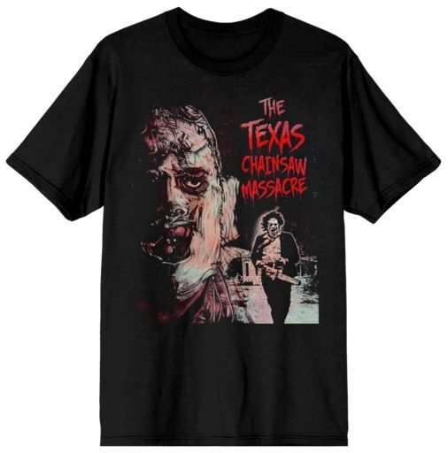 TEXAS CHAINSAW - Leatherface Running Mens Black Tee