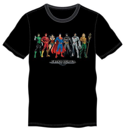 DC Comics - Justice League- Characters Adult Tshirt PPK (S-1, M-2, L-2,XL-2,XXL-1)