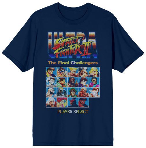STREET FIGHTER- The Final Challengers Player Select Tee PPK (S-1,M-2,L-2,XL-2,XXL-1)
