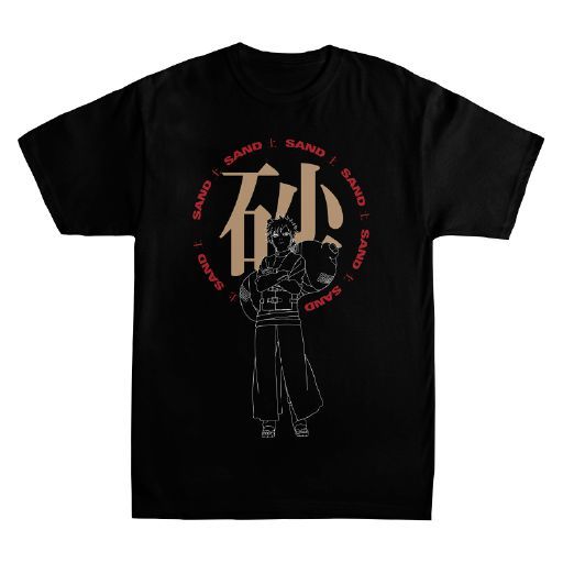 NARUTO - EARTH DAY EARTH SS BLK CREW TEE PPK (S-1,M-2,L-2,XL-2,XXL-1)