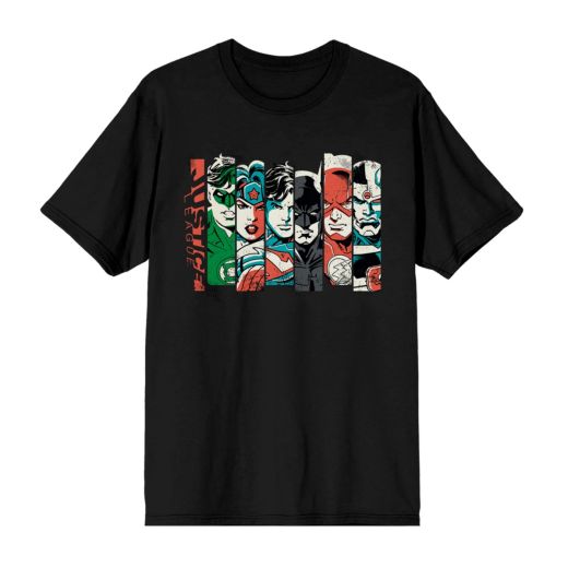 DC Comics - Justice League-  Motif Adult Tshirt PPK (S-1 M-2 L-2 XL-2 XXL-1)