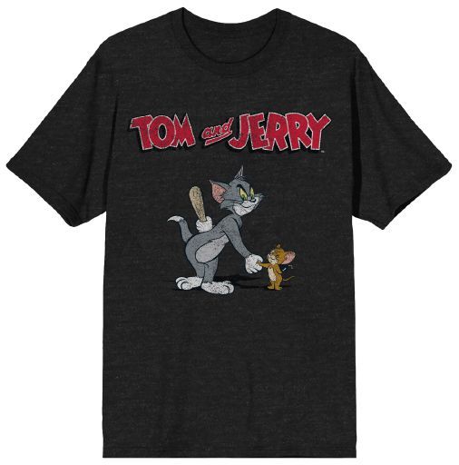 TOM & JERRY - Charcoal Heather For men Tee PPK (S-1,M-2,L-2,XL-2,XXL-1)