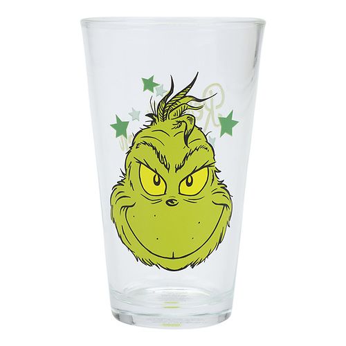 THE GRINCH - RESTING GRINCH FACE 16OZ PINT GLASS
