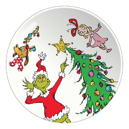 THE GRINCH - Grinch Characters 10” Melamine Single Plate