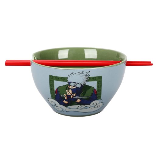 NARUTO - Kakashi Ramen Bowl with Chopsticks