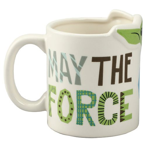 Star Wars - May the Force be with you 16 Ounce Bas Relief Mug
