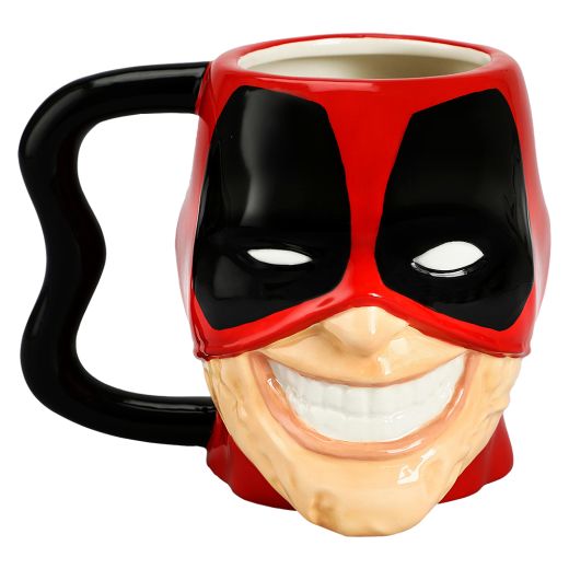 Deadpool Big Face Sculpted Ceramic Mug