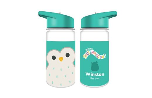 Squishmallows Winston The Owl 14 Oz Tritan Water bottle