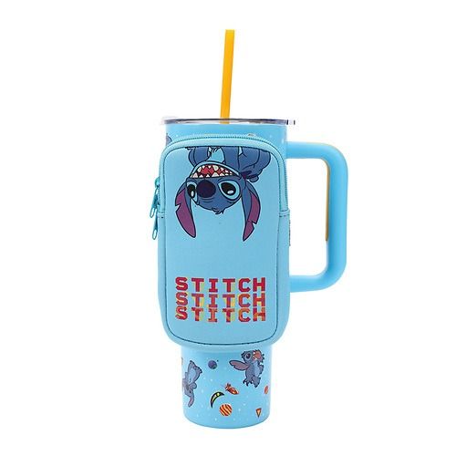 Disney -Lilo & Stitch – 40 Oz Tumbler With Attachable Bag