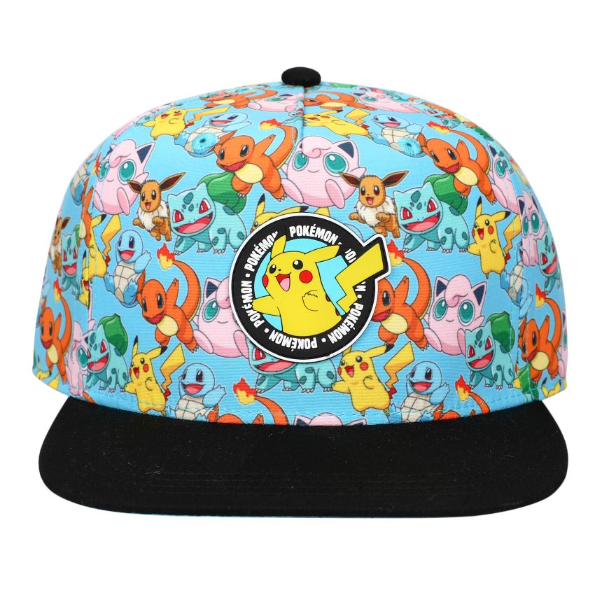 Bioworld | Pokemon Characters Collage Kids Snapback Hat Bioworld display picture 1