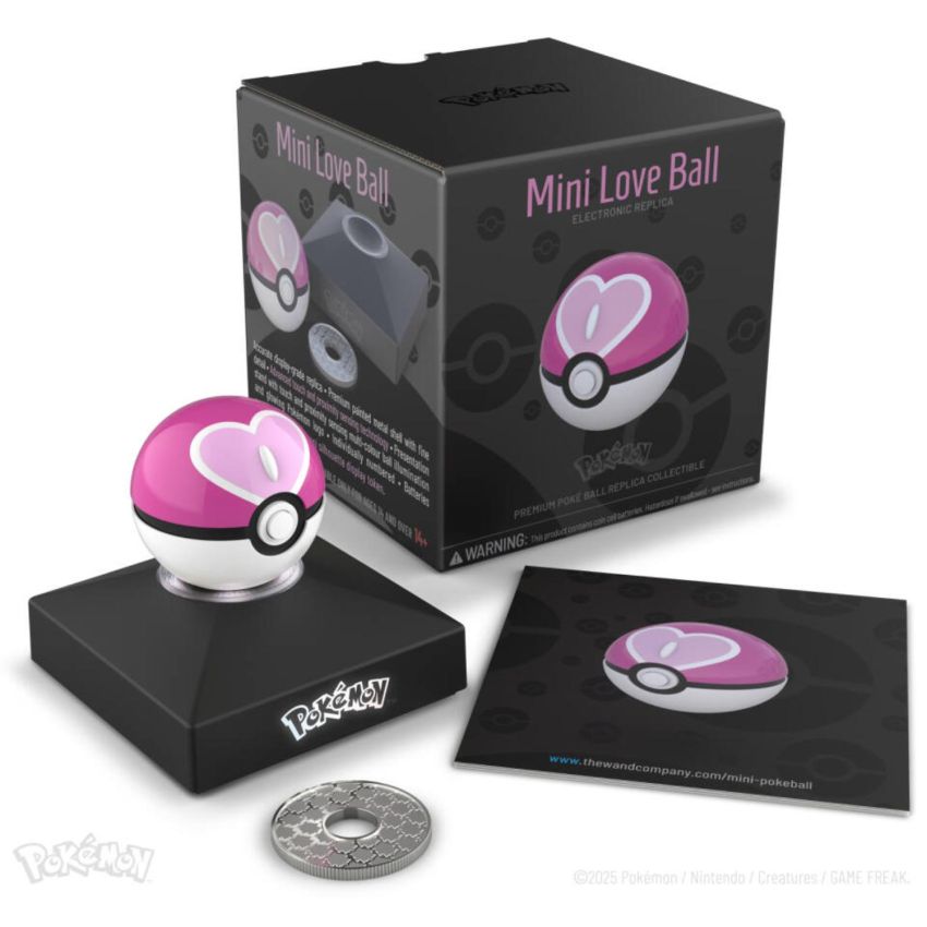 Bioworld | The Wand Company - Pokémon Die-Cast Mini Love Ball